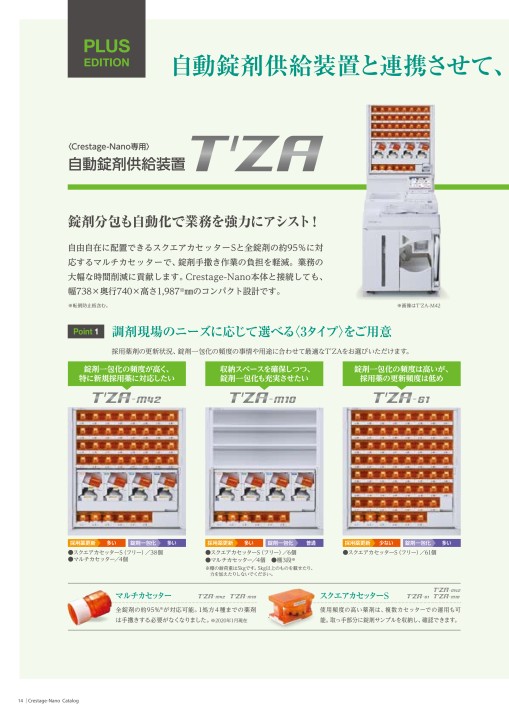 Crestage-Nano - 製品情報 | 株式会社タカゾノ