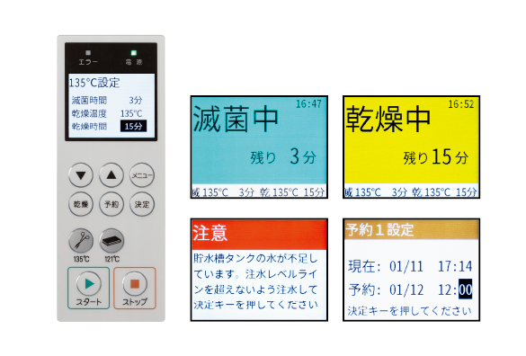 小型包装品用高圧蒸気滅菌器 ステリウィットS